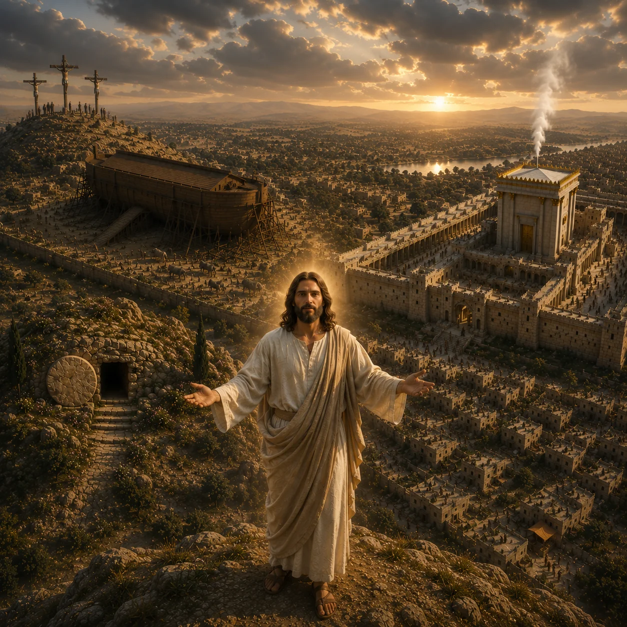 Jerusalém antiga em 3D